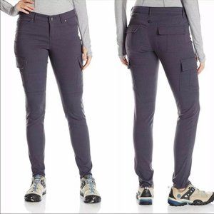 Prana Zion Meme Diamond Printed Cargo Skinny Leg Pants In Quartz